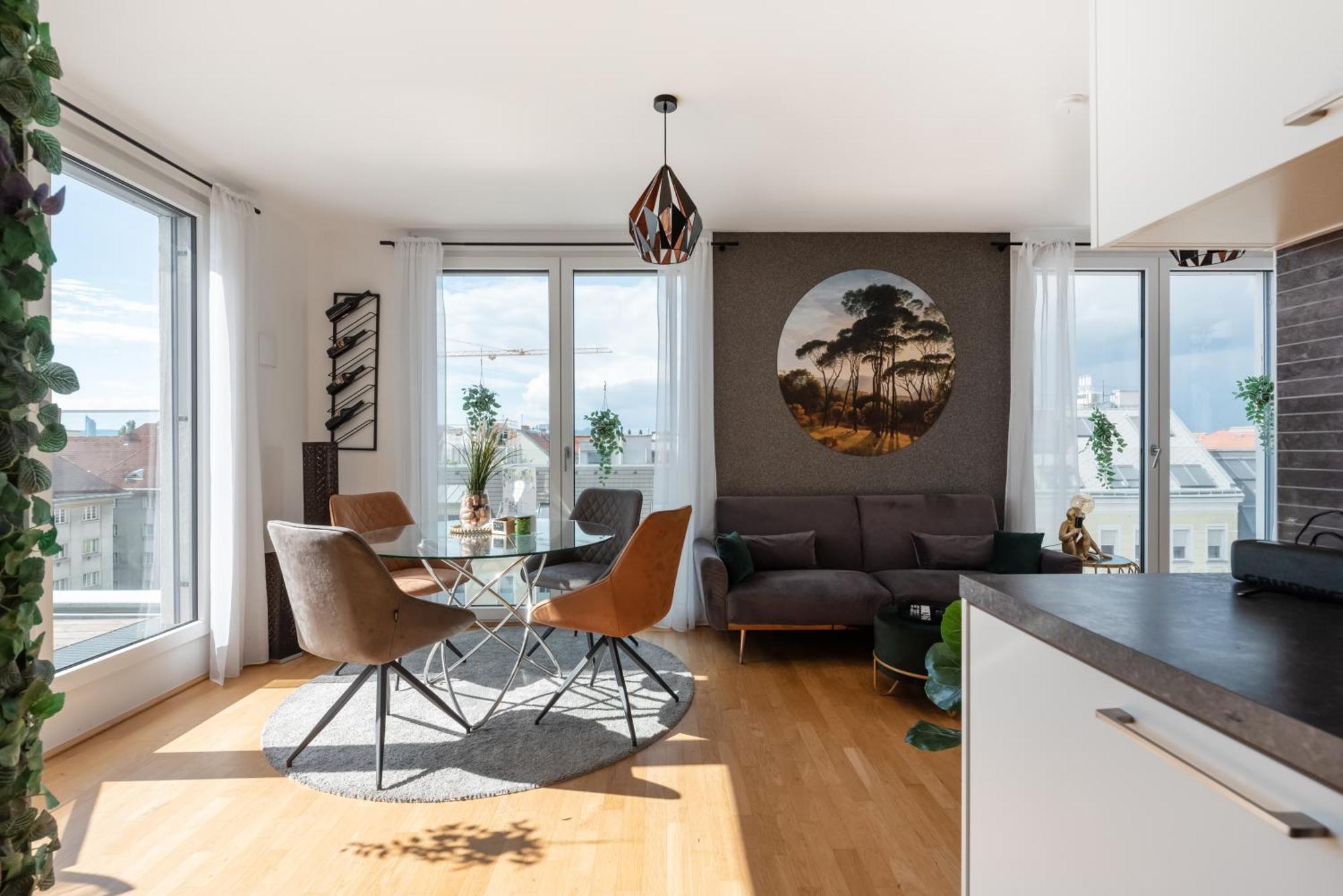 Apartment Mit Traumhafter Dachterrasse & Weitblick ウィーン エクステリア 写真