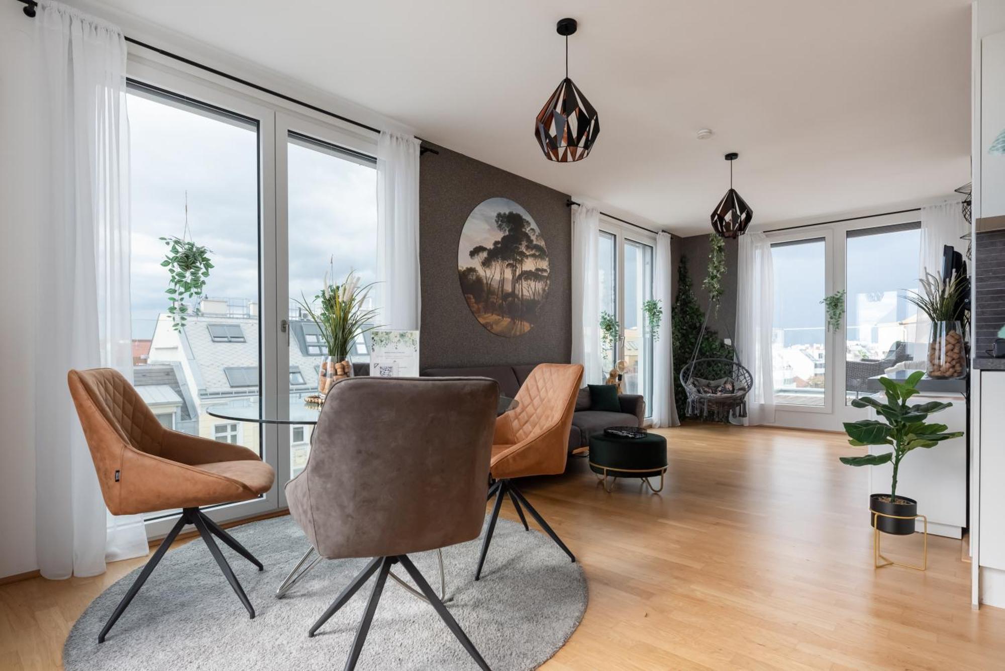 Apartment Mit Traumhafter Dachterrasse & Weitblick ウィーン エクステリア 写真