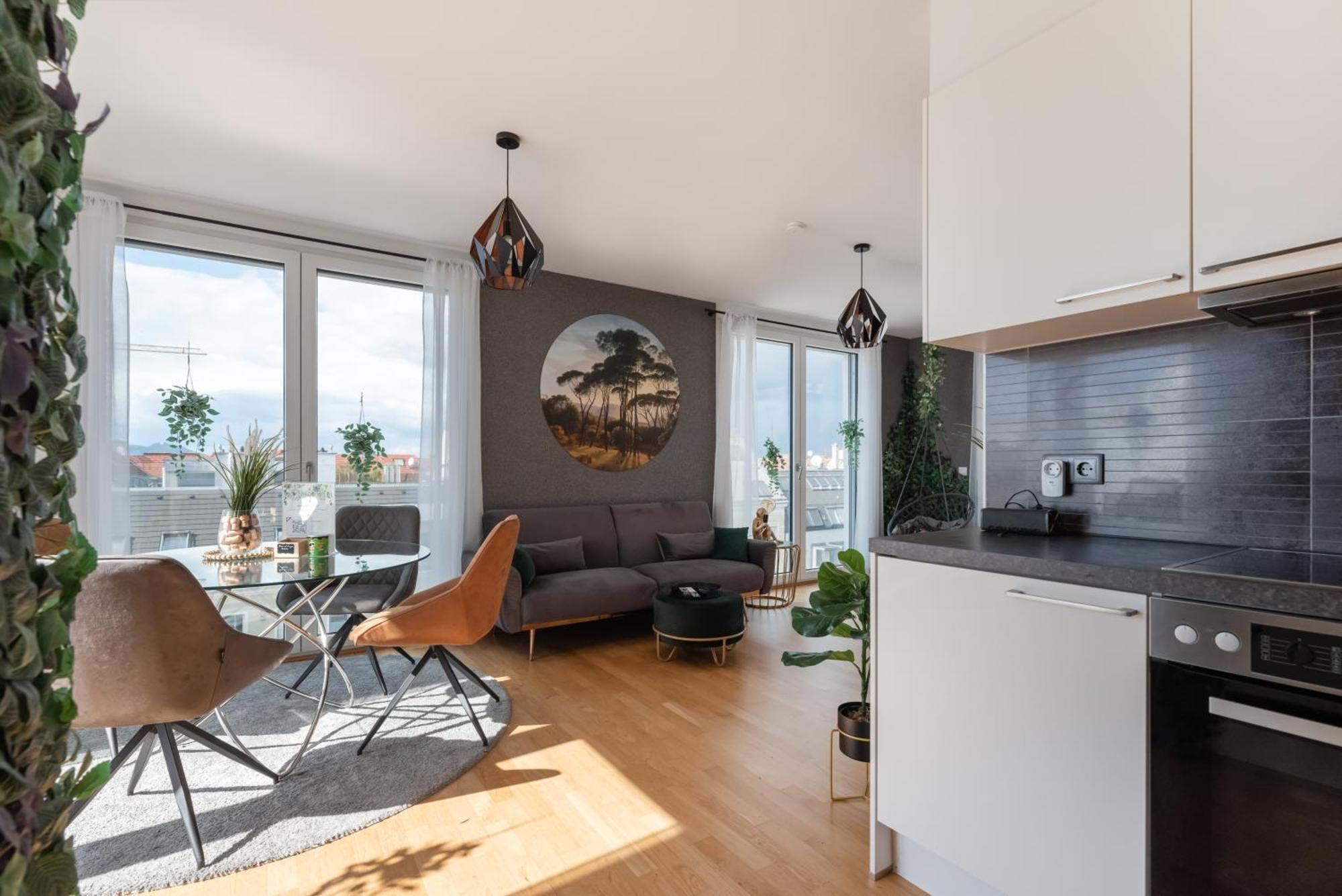 Apartment Mit Traumhafter Dachterrasse & Weitblick ウィーン エクステリア 写真