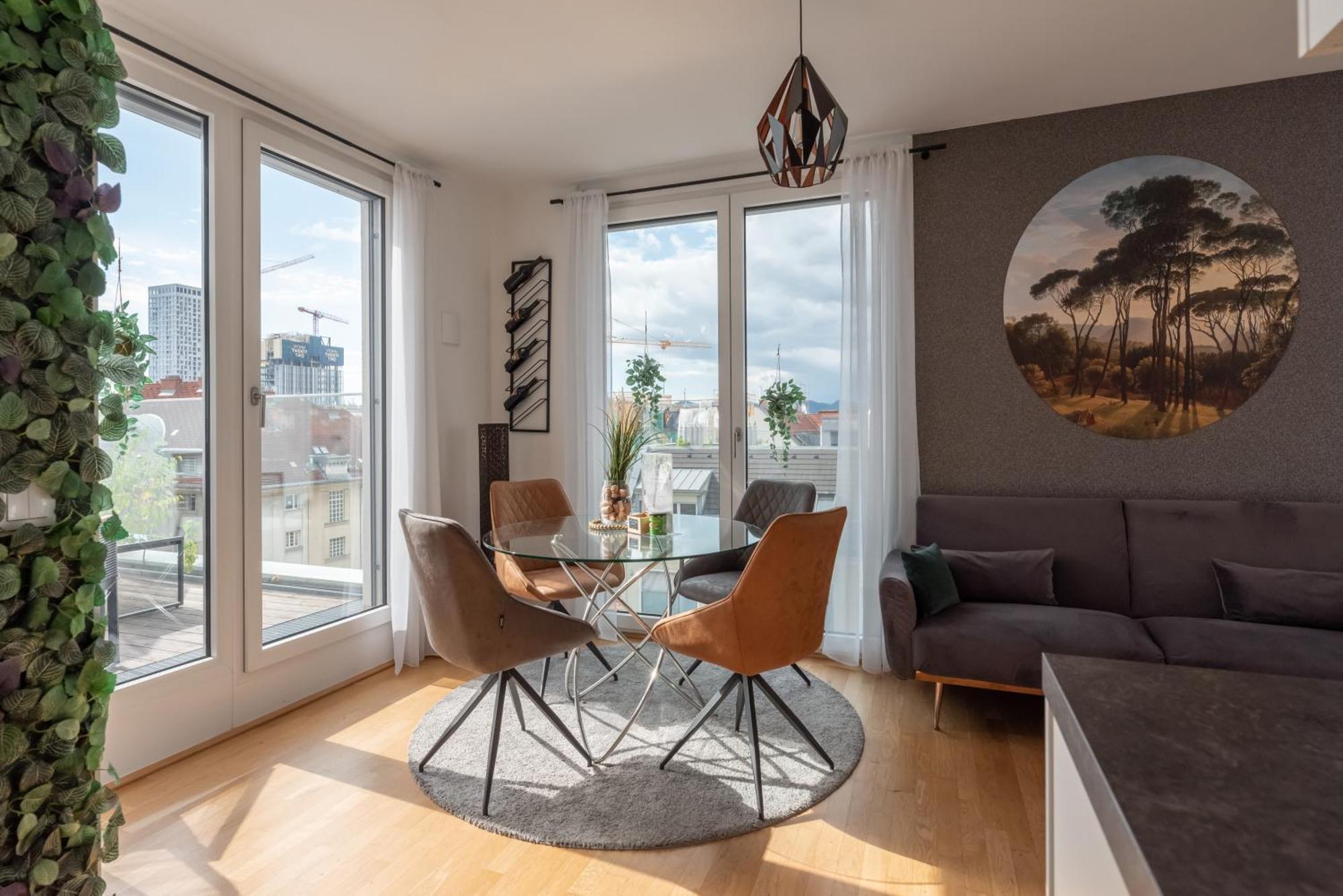 Apartment Mit Traumhafter Dachterrasse & Weitblick ウィーン エクステリア 写真